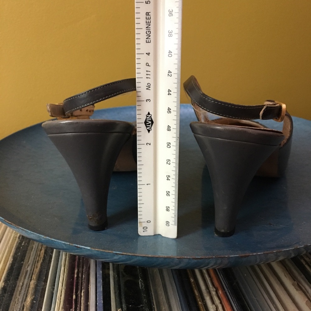 Leather slingbacks - Picture 4 of 6